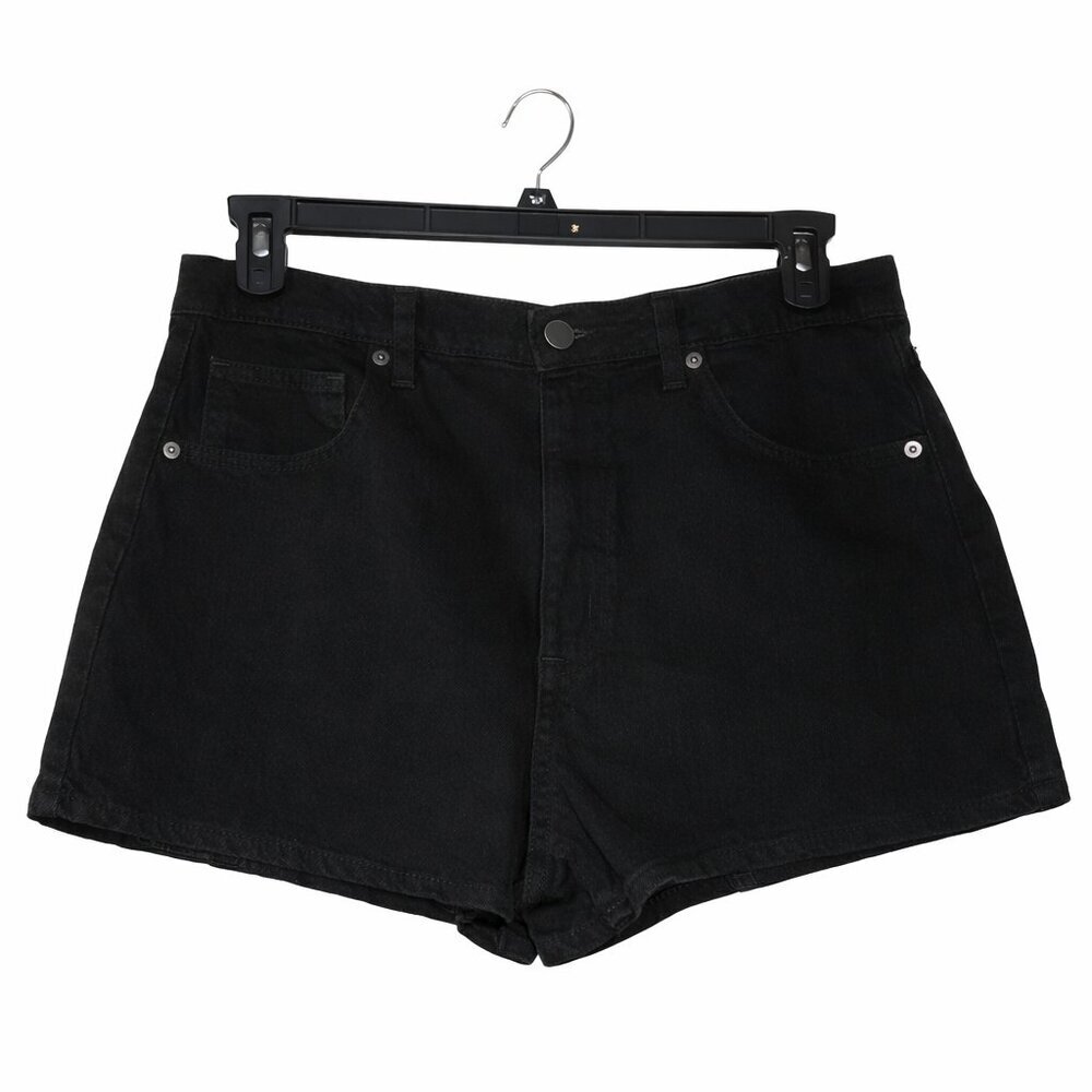 Universal Thread Black High-Rise 90s Cutoff Denim Shorts Size 12